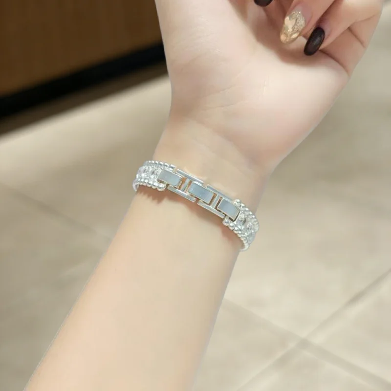 Full Diamond Exquisite Bracelet Strap Suitable for HUAWEI Watch Fit3/Fit4 Strap and HUAWEI Band 8/9/10NFC Handmade Strap