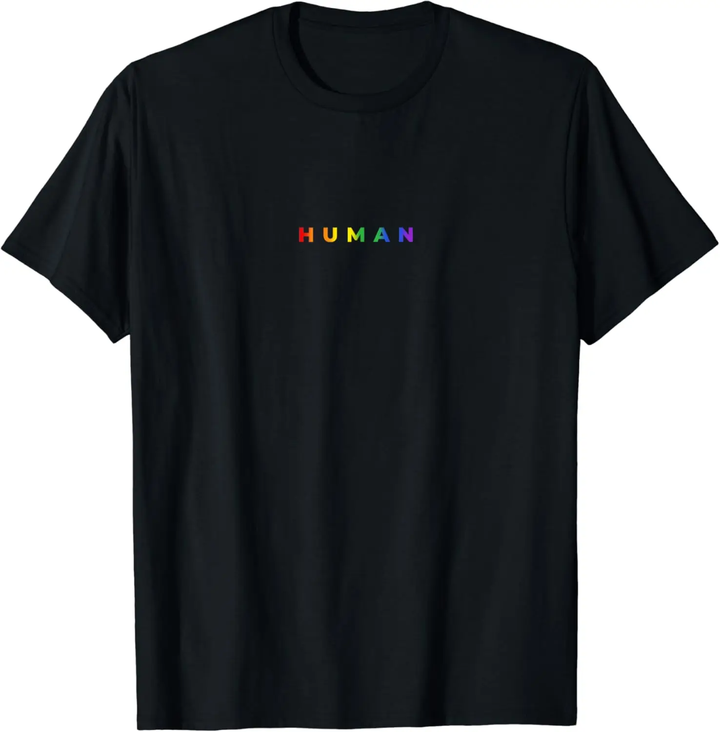 Human Rainbow Subtle Pride Month LGBT Gay Rights Equality T-Shirt,Crew T-shirt