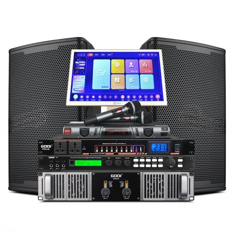

Professional bar KTV audio set single 12-inch family meeting hi room stage speakers jukebox full set