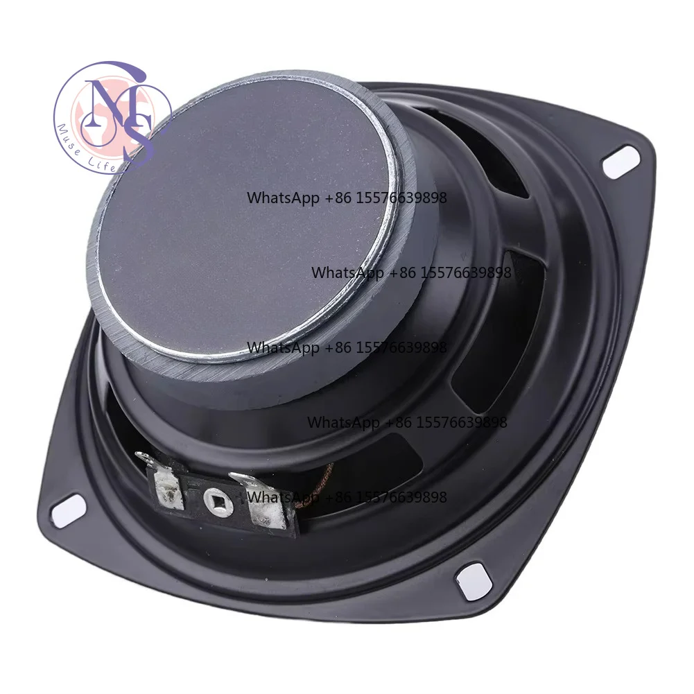 ZOCI-FOR 4/5/6 Inch 12V 2 Way Full Frequency Coaxial Speaker, 4 Ohms 300W/400W/500W Audio Stereo Speaker Replacement Part