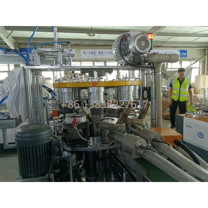 Disposable Paper Coffee Cup Manufacturing Machine, Automatic Double Wall Forming Machine for Production
