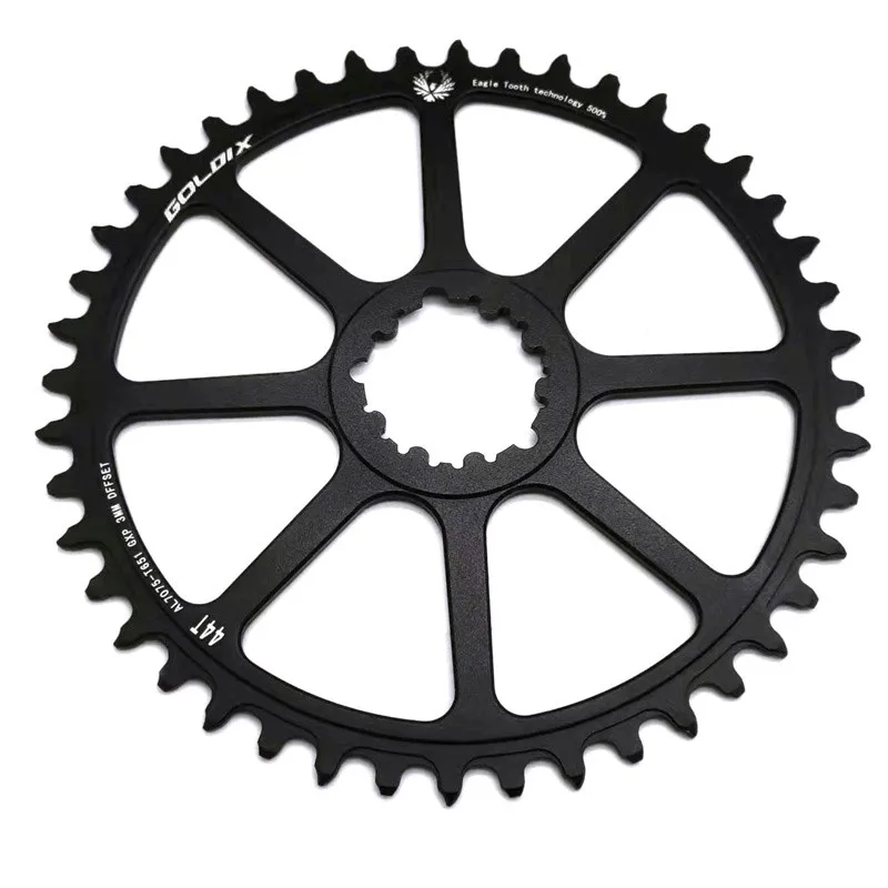 GOLDIX 3mm Offset 40T-48T MTB Narrow Wide Chainwheel forSRAM forGXP Bicycle Chainring 3 Bolts XX1 GX X0 X9 Crankset Bike Parts