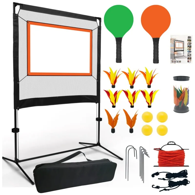 Shuttlecock net set frame indoor and outdoor peak net multi-functional badminton universal Sports and Entertainment
