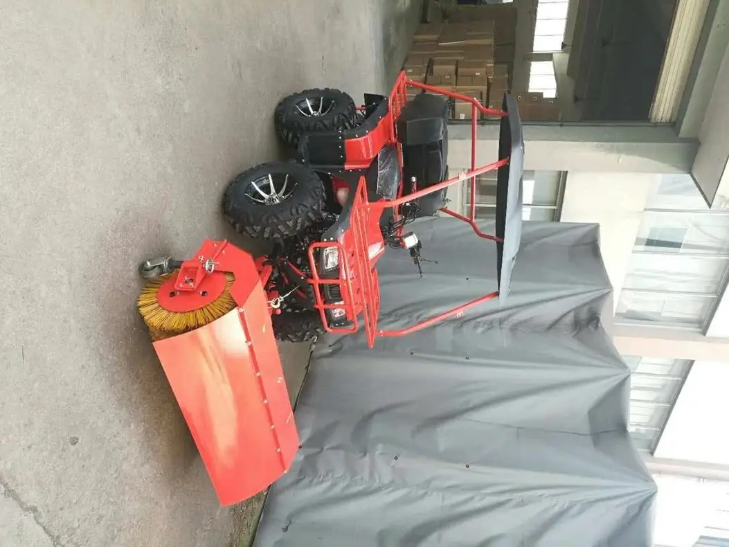 Small Electric Snow Plow Super Large Snow Brush to Quickly clear Snow Equipment with Foldable Windshield