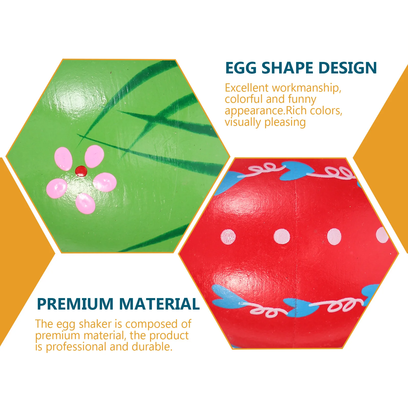 

4pcs Egg Shakers Kids Percussion Musical Instrument Maraca Small Music Instruments For Toddlers Children Educational