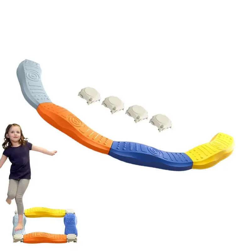 

Balancing Beam Sensory Pad Stackable Body Coordination Building Toy Enhanced Stability Texture Design Pad For Indoor Use