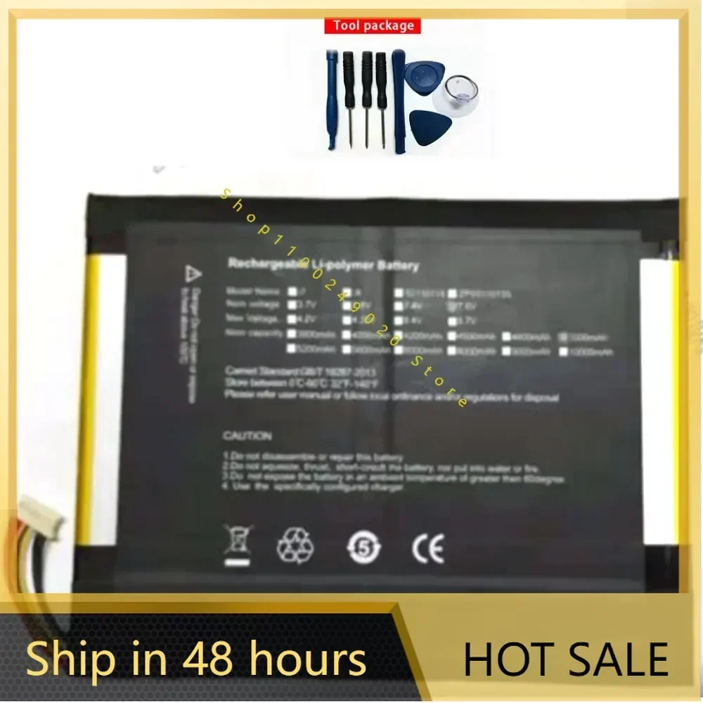 high quality  XDS3250154 7.6v 5000mah for Taipower x3 plus 7/9 line  batteries+tools Laptop battery