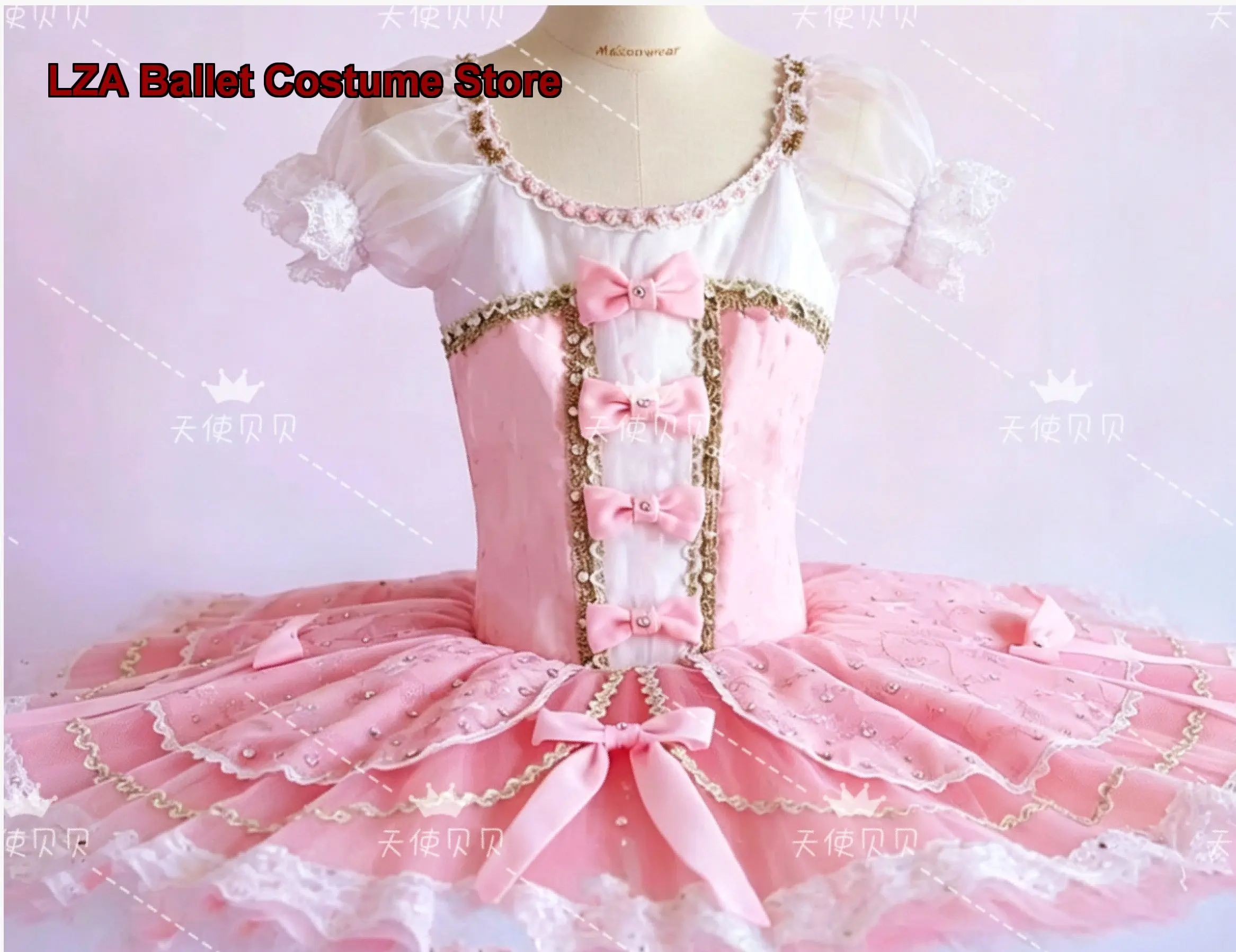 Girls' Tutu Skirt Candy Fairy Dance Performance Costume Princess Skirt