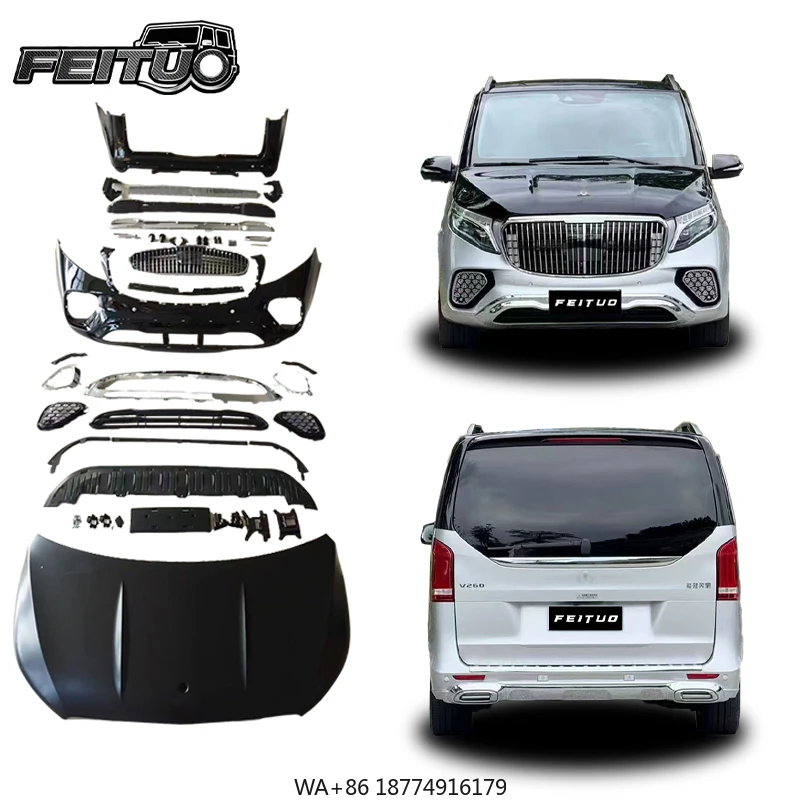 

For V Class W447/448 2025+ Model V260/V300 Gls Bodykit Hood