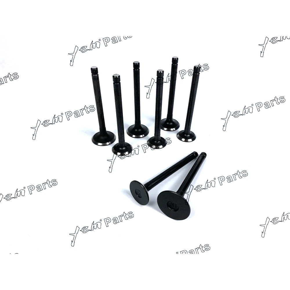 

Hot Sell Engine Valve Set For Kubota V1702 V1902 - Intake x4 + Exhaust x4 Engine Parts