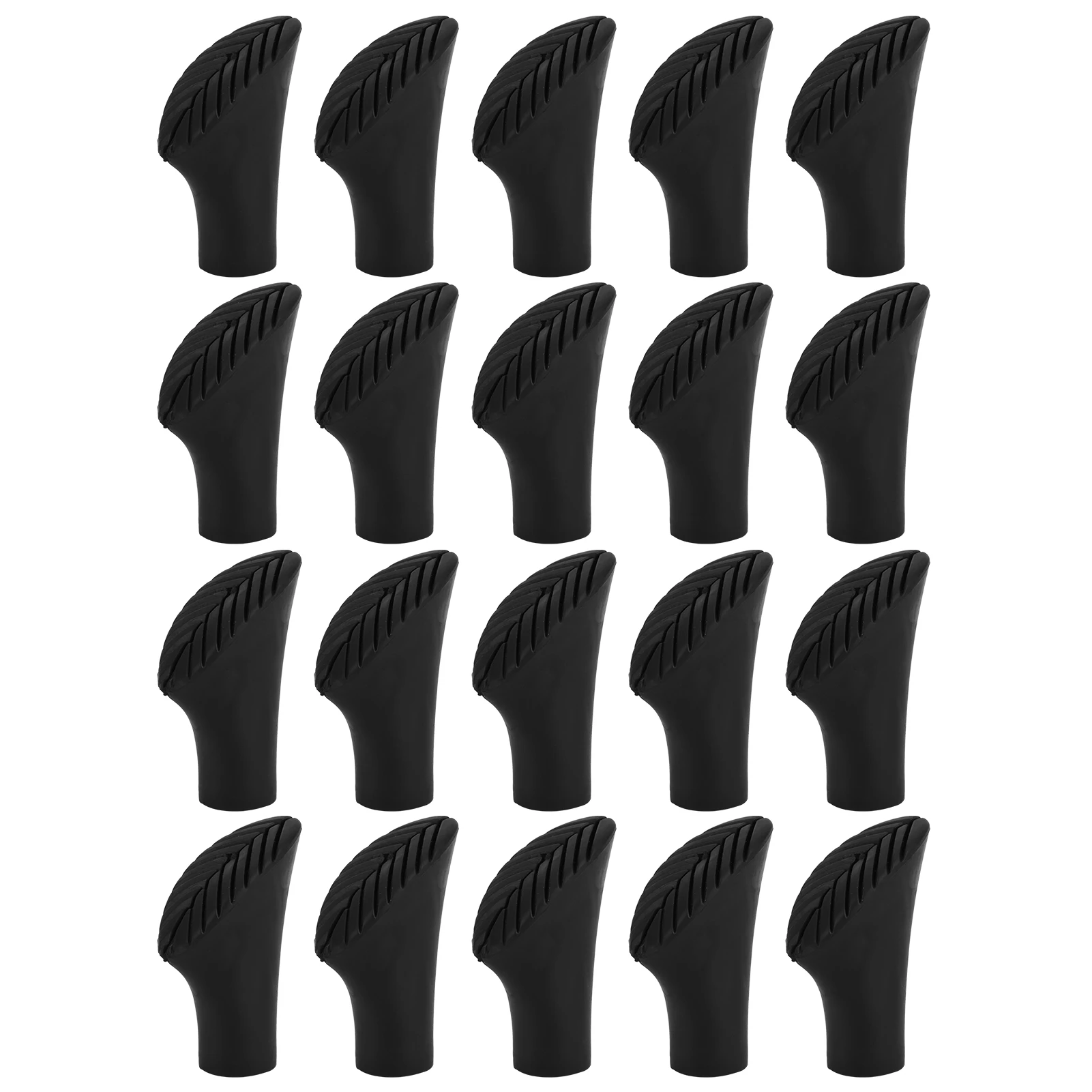 Protectores de punta de palo de caminar al aire libre, protectores de punta de poste para senderismo, reemplazo de palo de senderismo, salida de la mayoría