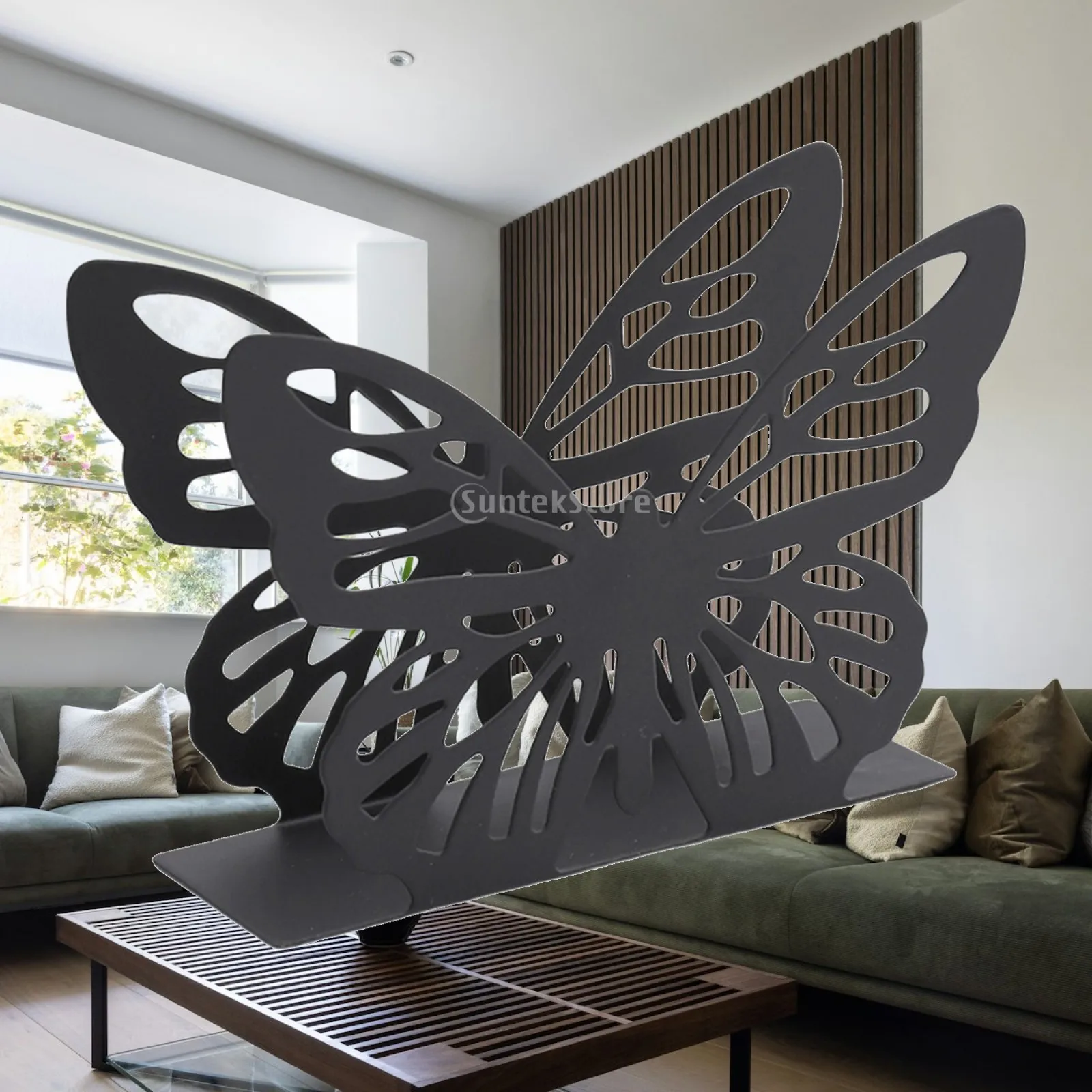 Butterfly Napkin Holder Tissue Stand Versatile Use Rustic Tissue Dispenser for Farmhouse Housewarming Hotel Kitchen Wedding