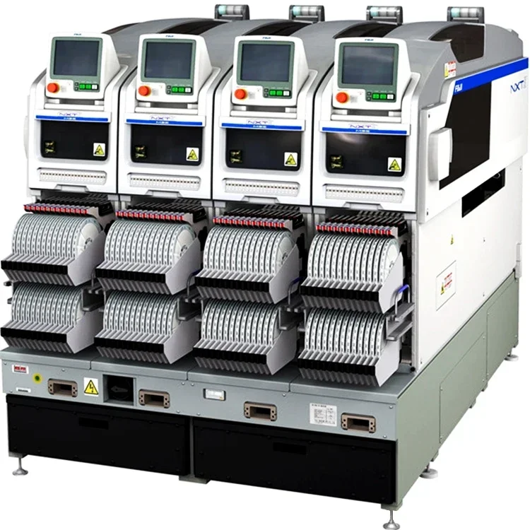 Electronic production machinery for production lines Installation of pick-and-place machines