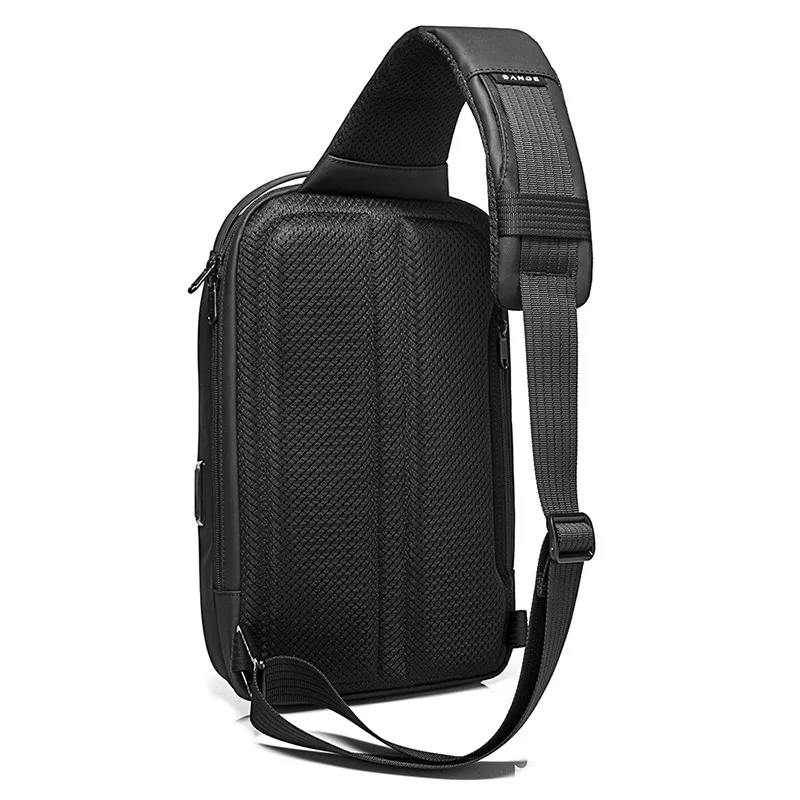 Bange Merk Opgewaardeerde Tpu Grote Capaciteit Multifunctionele Crossbody Heren Tas Usb Schoudertas Waterdichte Reisborsttas