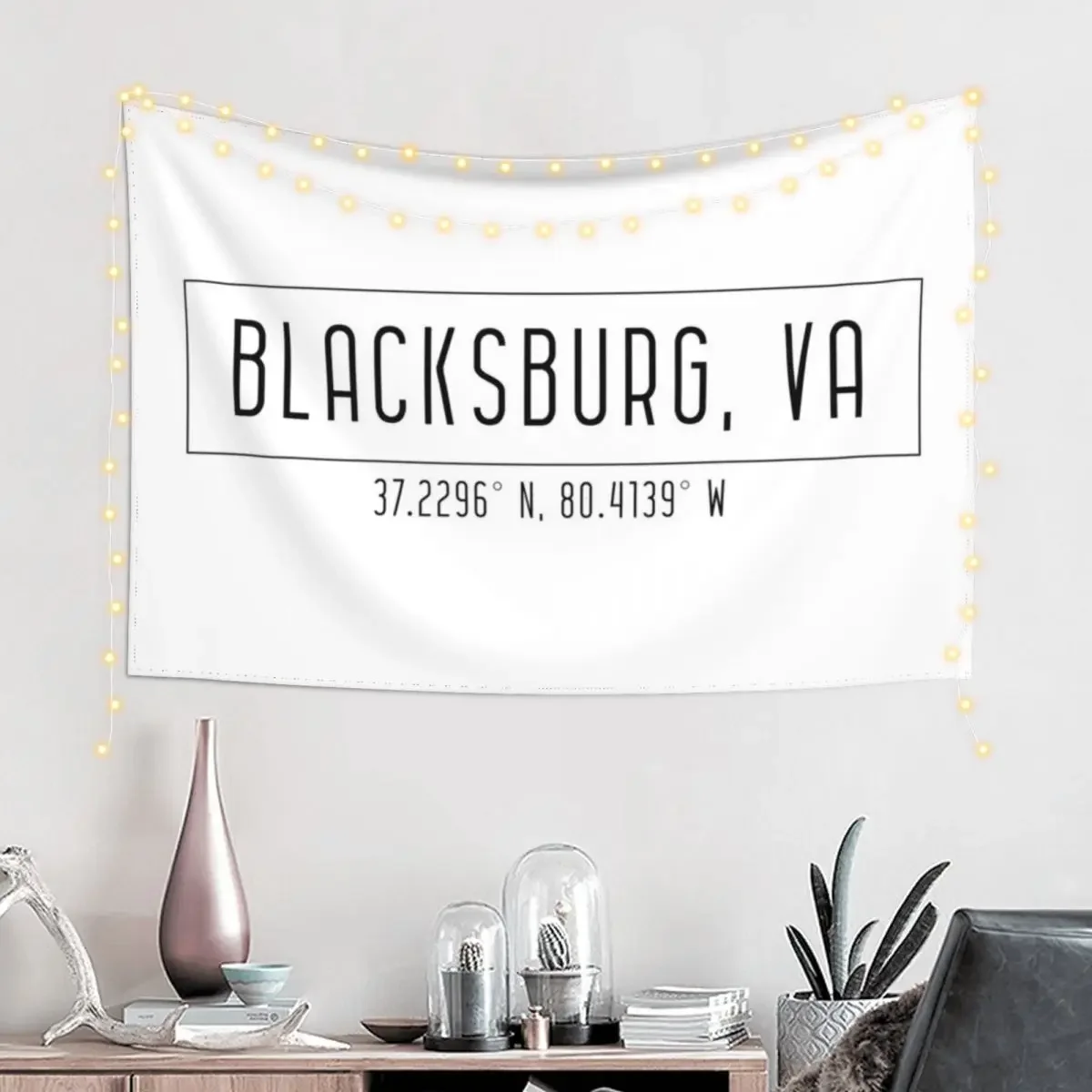 blacksburg coordinates Tapestry Bedroom Decoration Room Decoration Accessories Tapestry