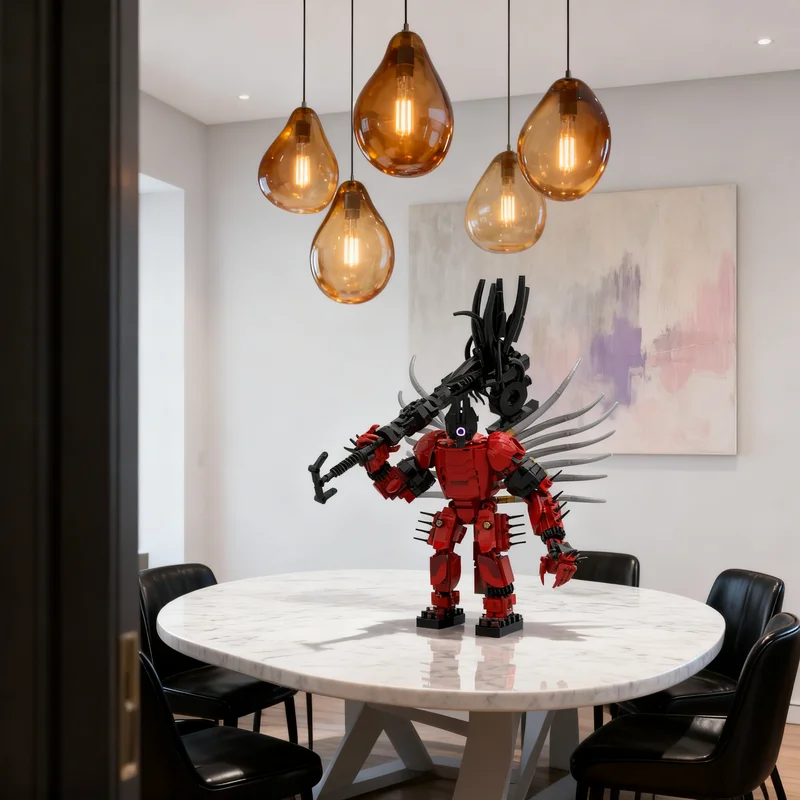 

758pcs MOC Nezarec Final God Of Pain Space Model Building Blocks Toy Gift Creative Display Collectible Desk Premium Adult Kids