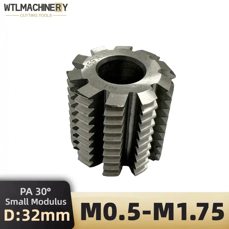 

HSS6542 PA30 ° Малый модуль, шлицевые варочные станки, зубчатая фреза, зубчатые варочные фрезы, наружный диаметр:32 мм, внутренний диаметр: 13 мм, M0,5-M1,75