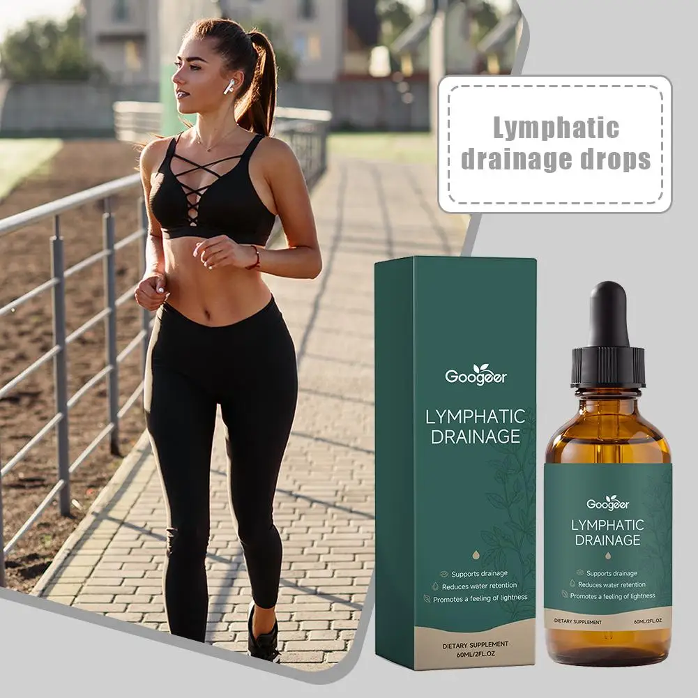 Herbal Lymphatic Drainage Drops Bloating Relief Balance Support Reduce Body Swelling Promote Lymph Flow Strengthen Immunity