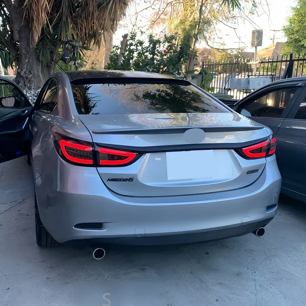 Auto Back Lamps For Mazda Atenza 2014-2019 LED Car Taillights Assembly Upgrade Maserati Style Flashing Signal Light Accessories
