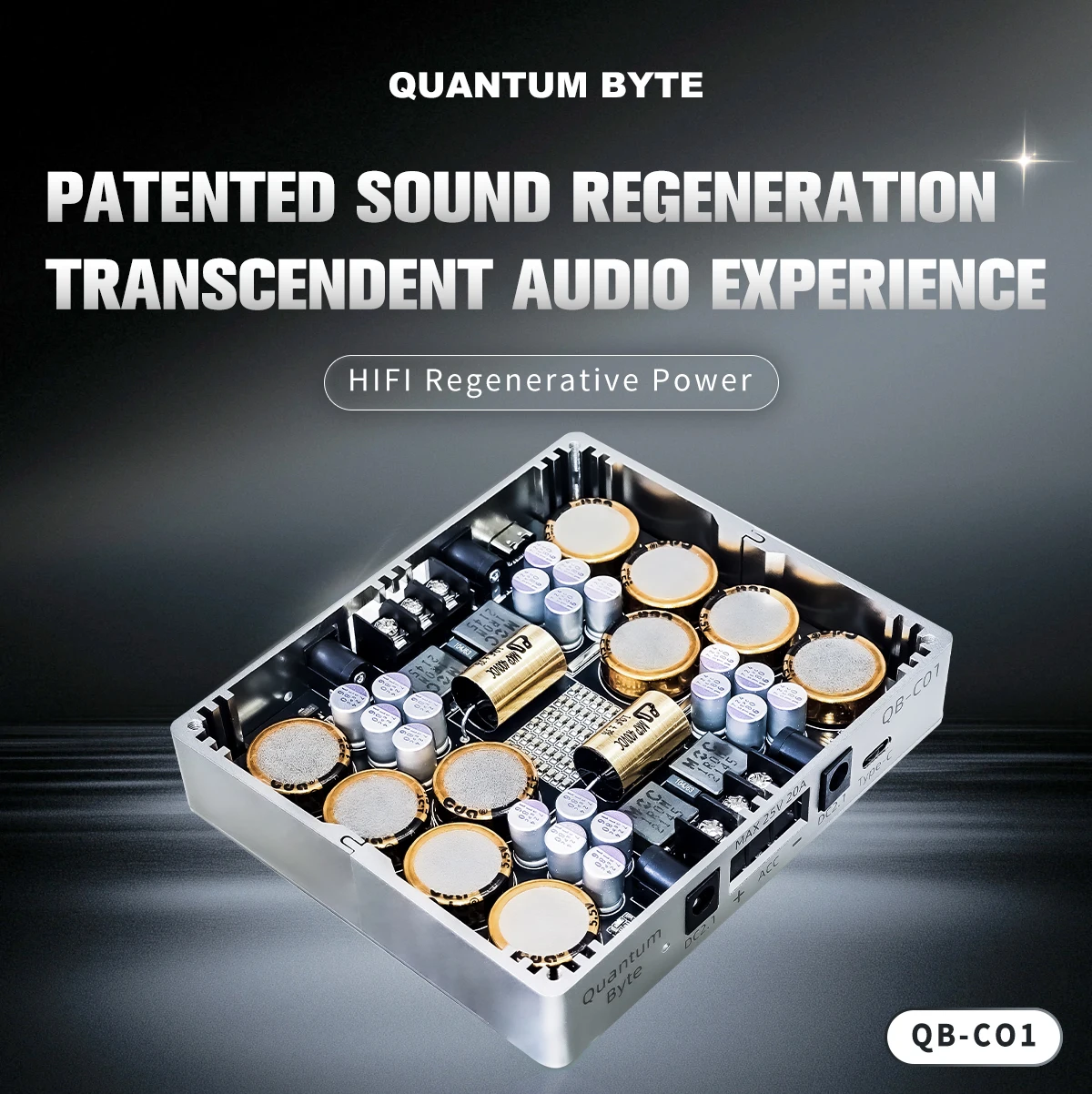 QB-C01 Hi-Fi Regenerative Power Filter CNC Power Conditioner for Audio Amplifier DAC