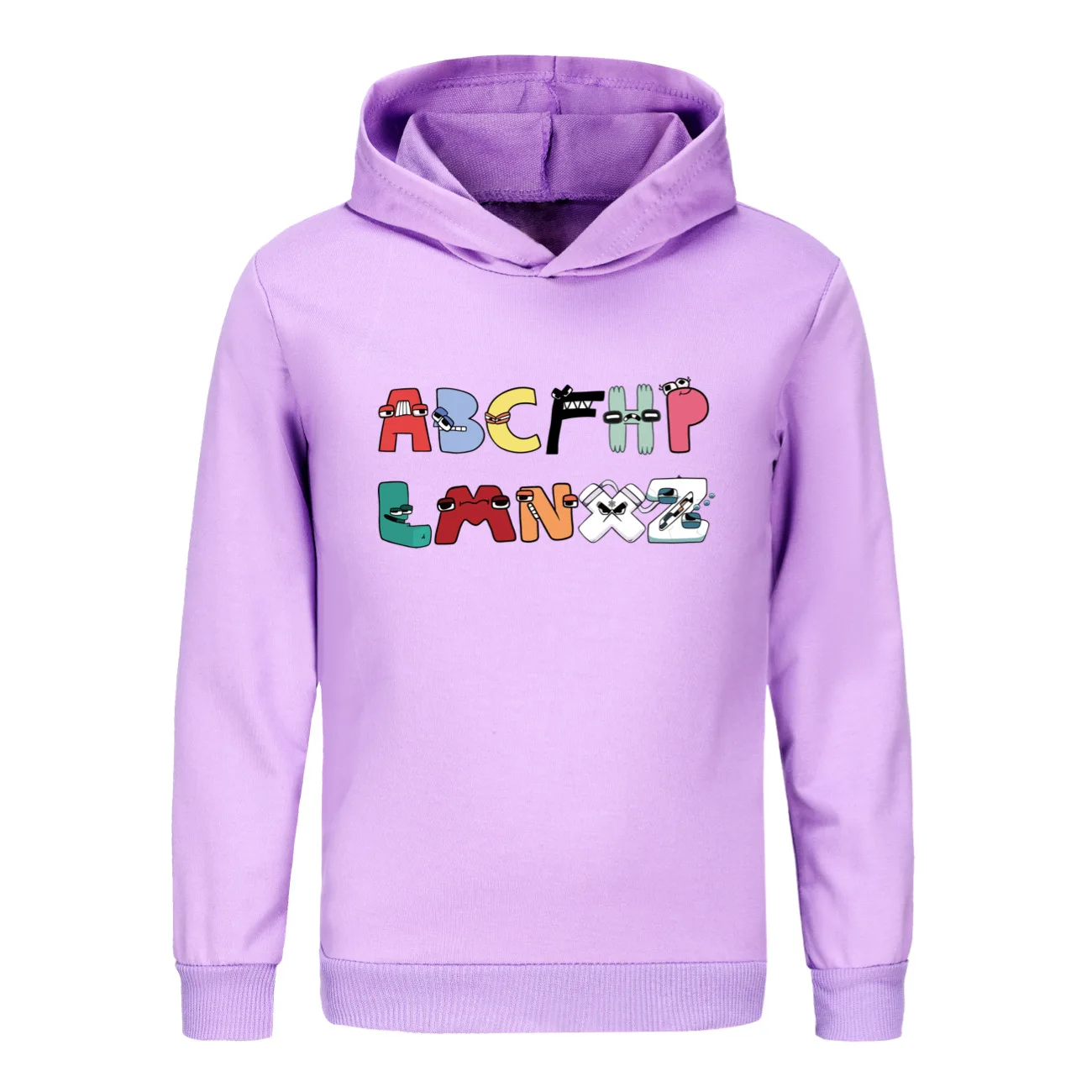 Kids Pullover Clothing Boys Alphabet Lore Hooded Chidren Full Sleeve Coat Tracksuit Girls Cartoon Spring Sweatshirt T-Shirt