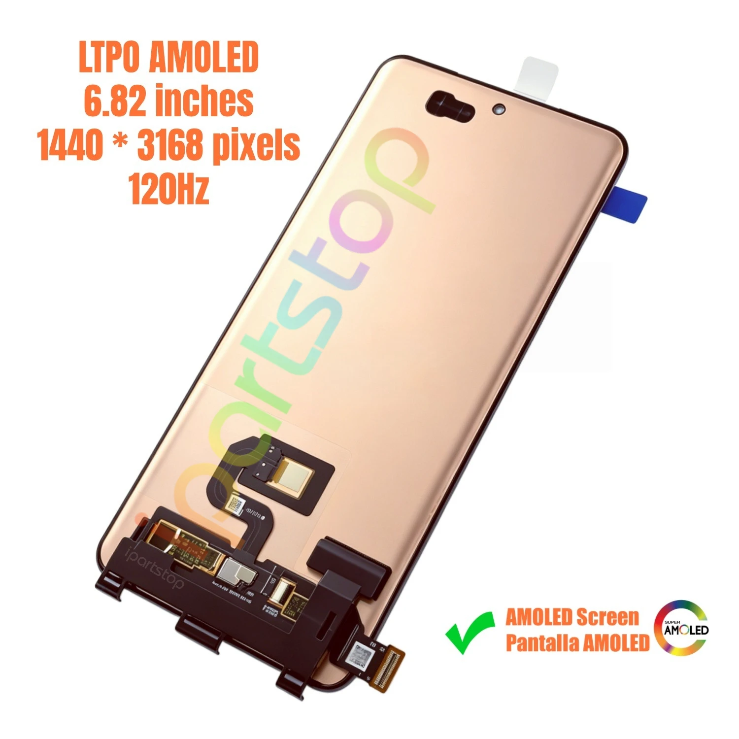 iParts Replacement New Display for OnePlus 13 5G CPH2655 CPH2653 PJZ110 CPH2649 AMOLED 120Hz 1+13 Touch Screen Assembly OEM