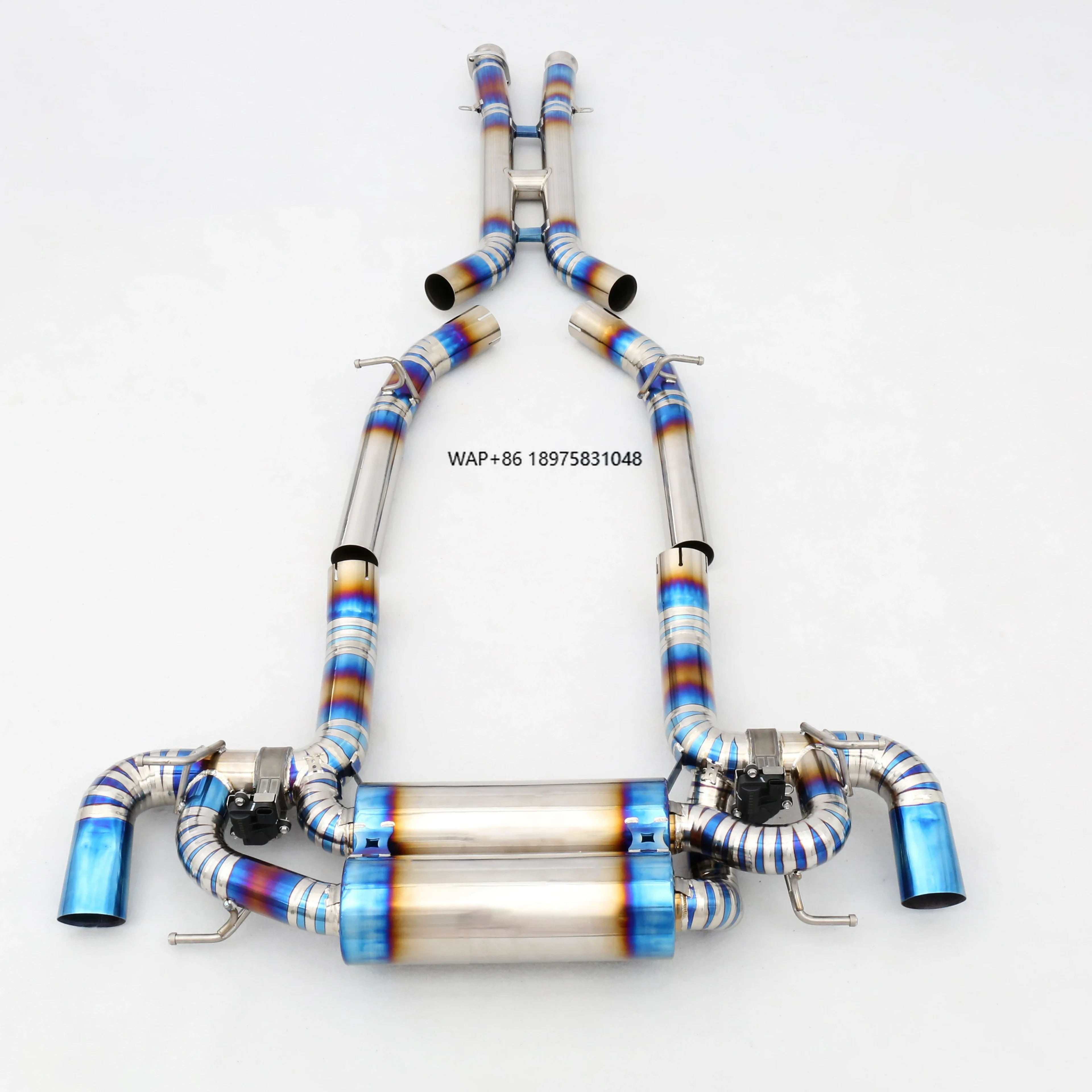 OEM Custom 304 Stainless Steel/Titanium Valved Exhaust System Vehicle Specific Exhaust Pipes for