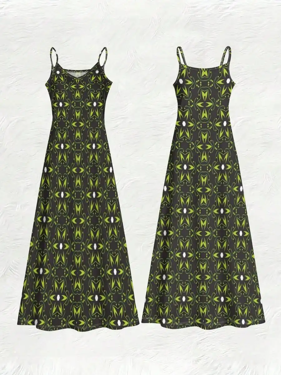 

Boho Print Sleeveless Maxi Dress For Women Summer Vacation