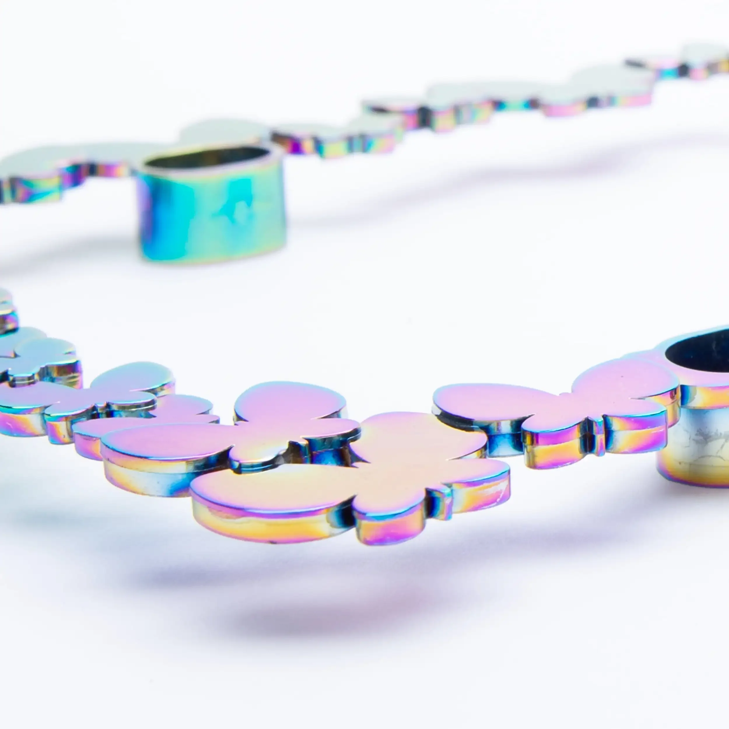 3D Butterfly Chameleon Chrome Metal License Plate Frame,Weather-Resistant,Easy Installation,Universal