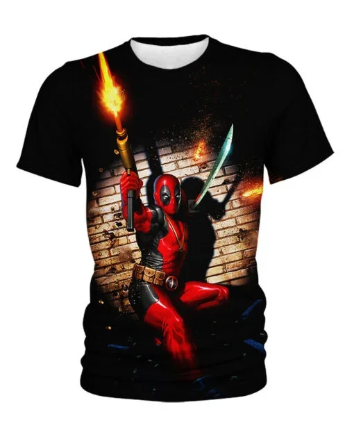 Marvel Boys Girls T-shirts Superhero Men's T-shirts 3D Print Oversized Short Sleeve Thor Men's T-shirts MINISO Men's Clothing