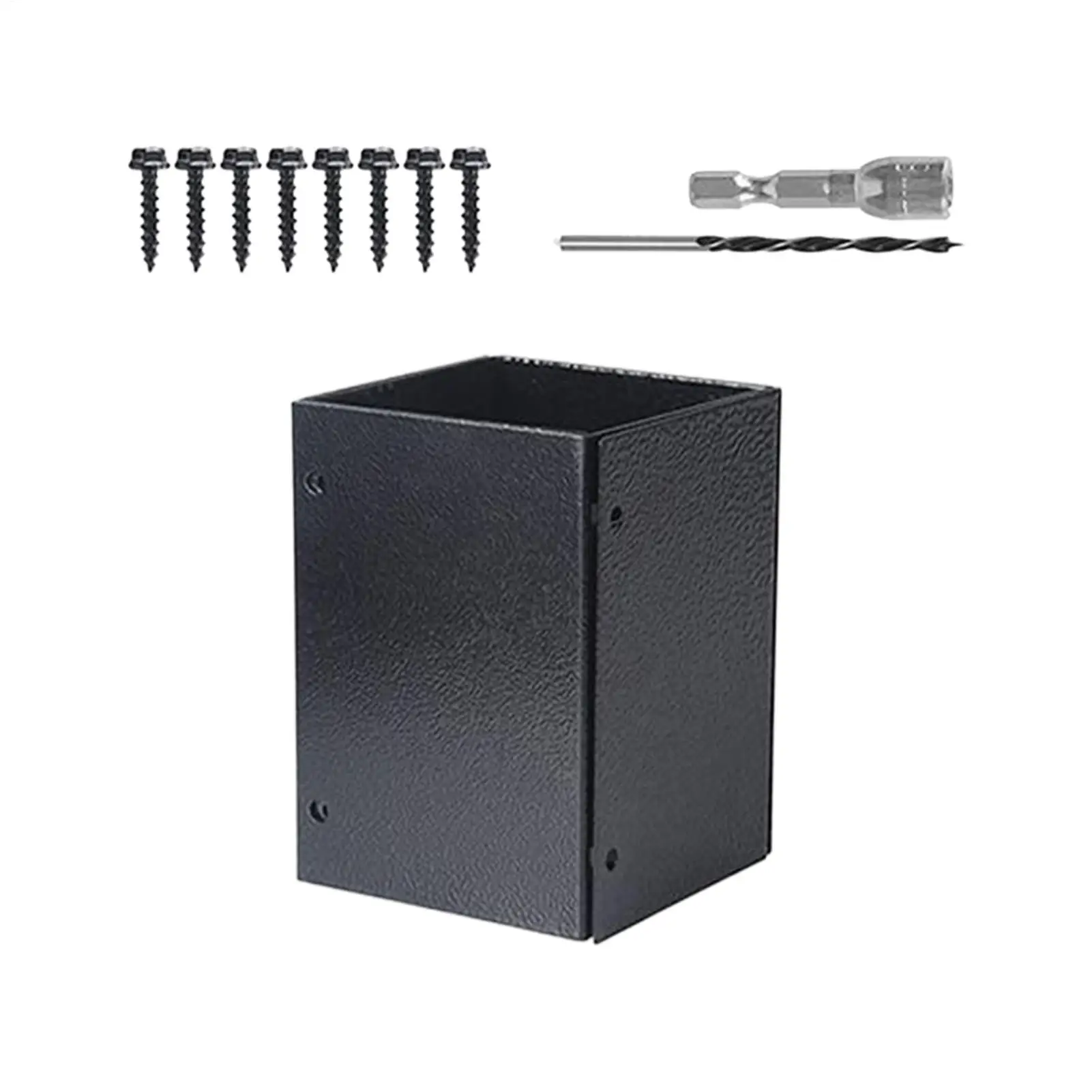 

Post Brackets For Wood Adjustable Metal Protector Feet Stainless Steel Post Mount With Screws For Deck Railing Mailbox Support