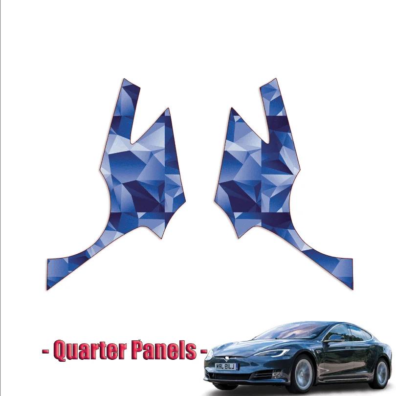 2021.5-2024 For Tesla Model S-Plaid Precut Paint Protection Kit – Quarter Panels