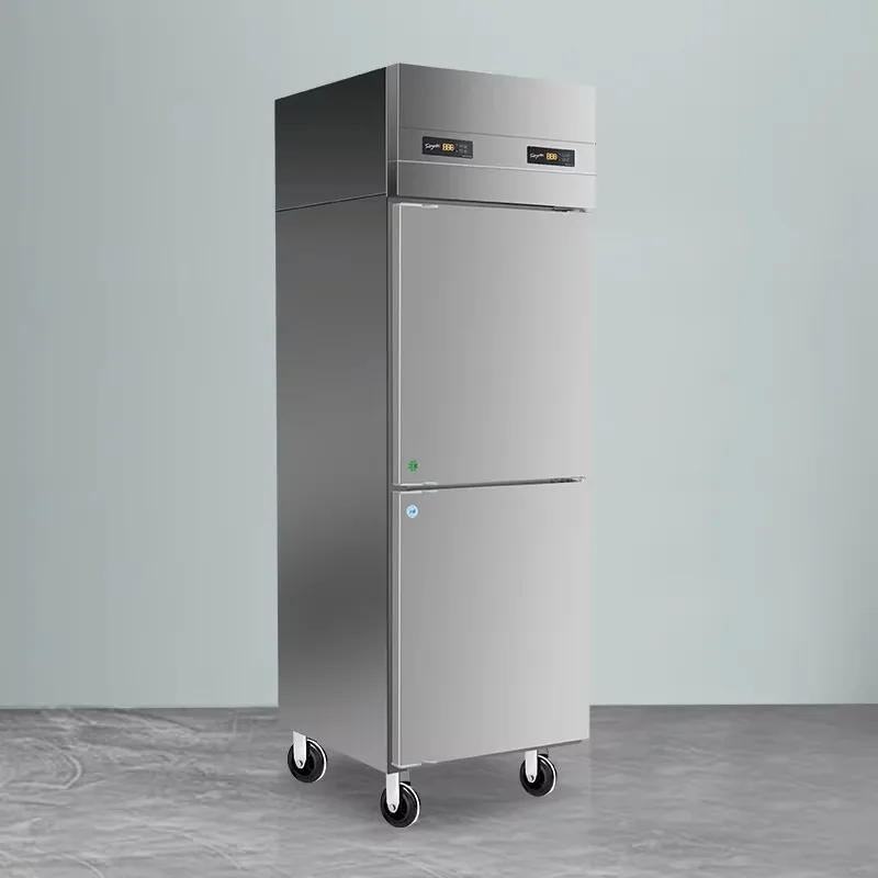 

Новый двухдверный коммерческий холодильник с двойной температурой на 1500 л.