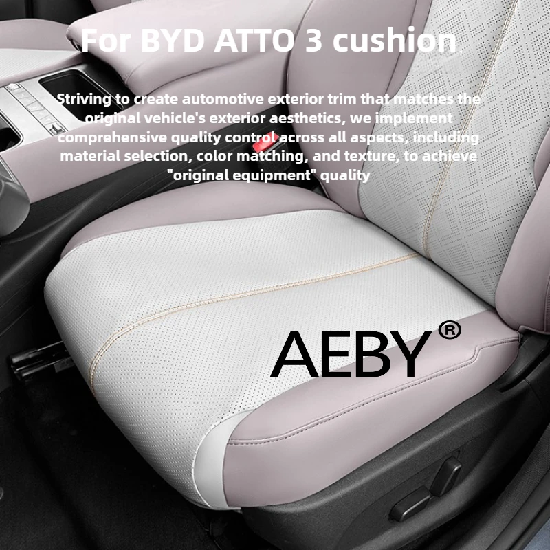 AEBY For BYD ATTO 3 Smart Driving Edition 2022-2025 Full Cover Ventilated Set,All Season Breathable & Cool,Seat Covers