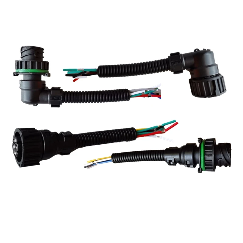 Conector de luz trasera de 7 pines, 10 piezas, para Scania, Volvo, camión, mercedes-benz, Actros, IVECO, remolque, cables de cableado de 7 pines