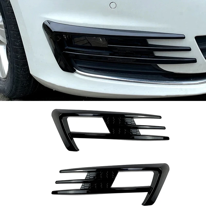 

Front Bumper Spoiler Fog Light Lamp Cover For Volkswagen Golf 7 MK7 2013 2014 2015 2016 Car Trim Accessories