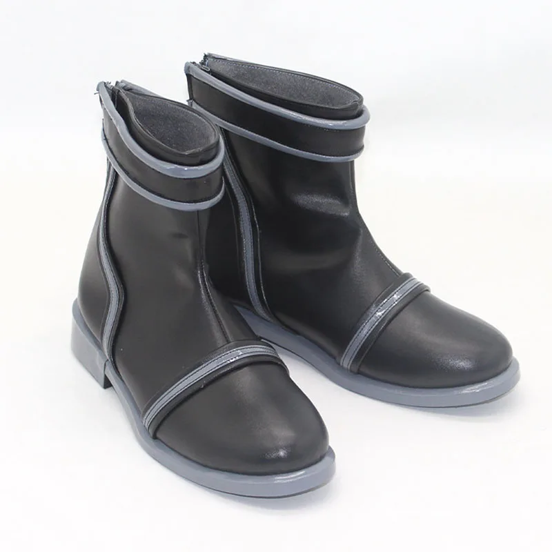 Gachiakuta Tamsy Caines Cosplay chaussures bottes Anime noir en cuir PU chaussures à fond plat Halloween carnaval fête accessoire pour femmes hommes