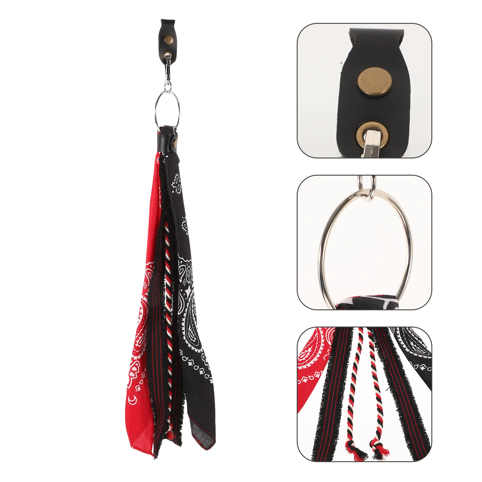 

Motorcycle Handlebar Tassel Fabric Fringe Lightweight Easy Install Motorcycle Handlebar Ribbon Streamer Decorative Accessory