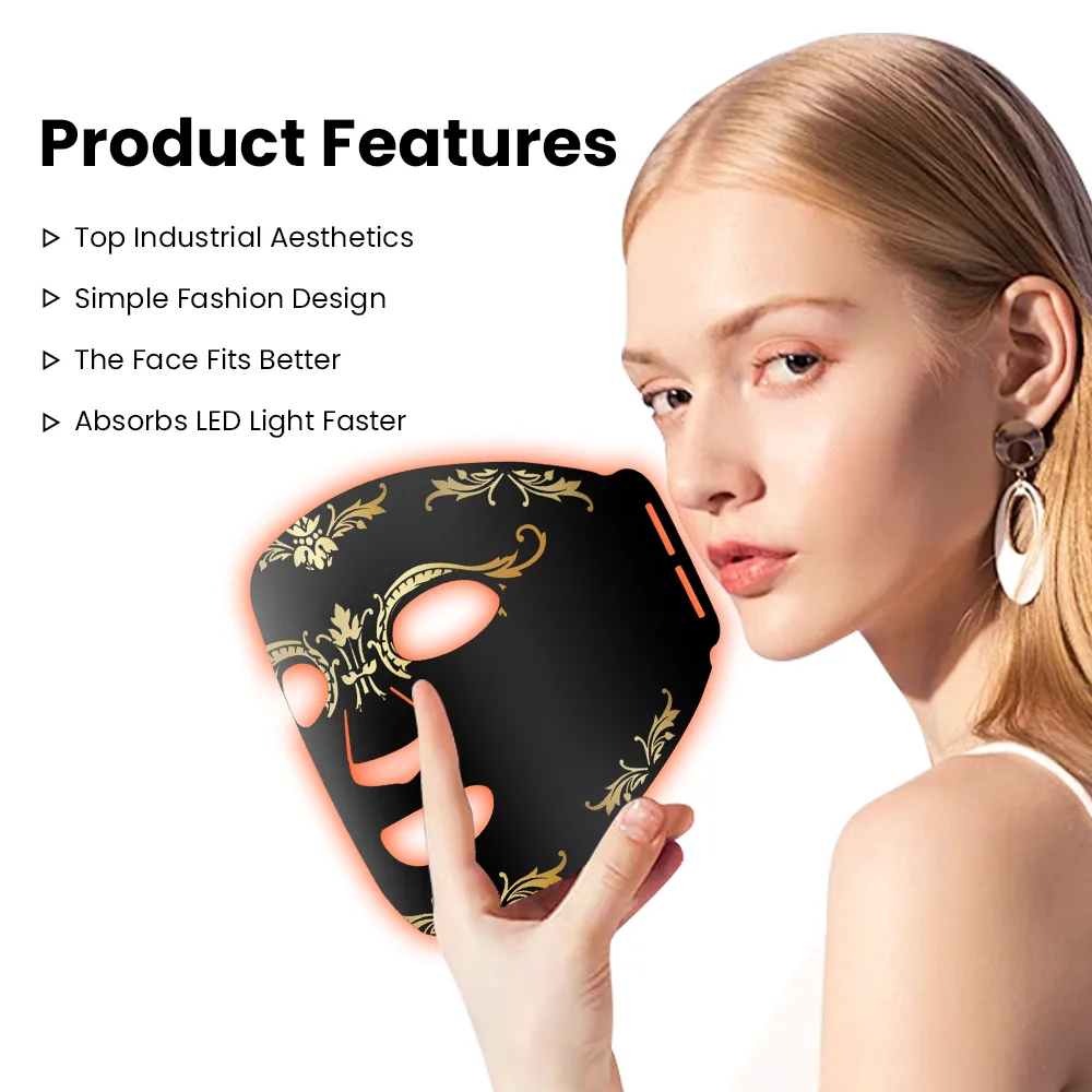 Fast Delivery 4-color Multi-functional Anti-inflammatory Sterilization Photon Hydration Skin Ultra Light Comfortable Beauty Mask