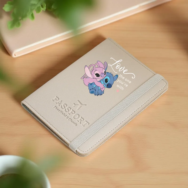 Stitch Print Passport Holder,School Supplies For Back To School Travel Essentials Travel Vacation Accessories For Holiday Season