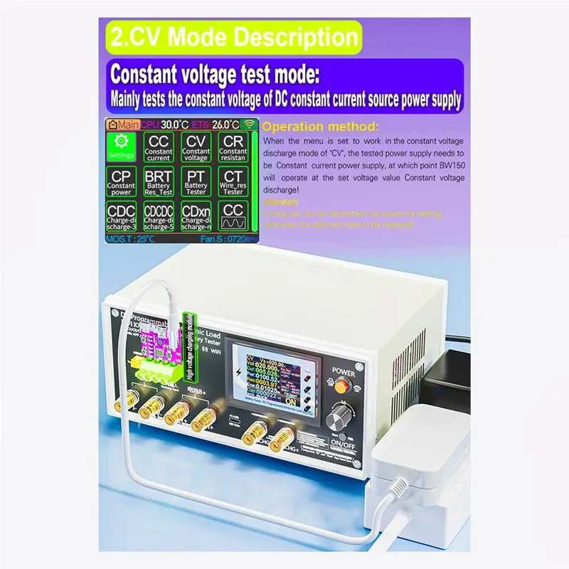 【LEVATE LIFE】مراقبة سعة البطارية عالية الدقة Wifi Tuya 200V 50A DC جهاز اختبار الحمل الإلكتروني USB وتفريغ الشحن إلى