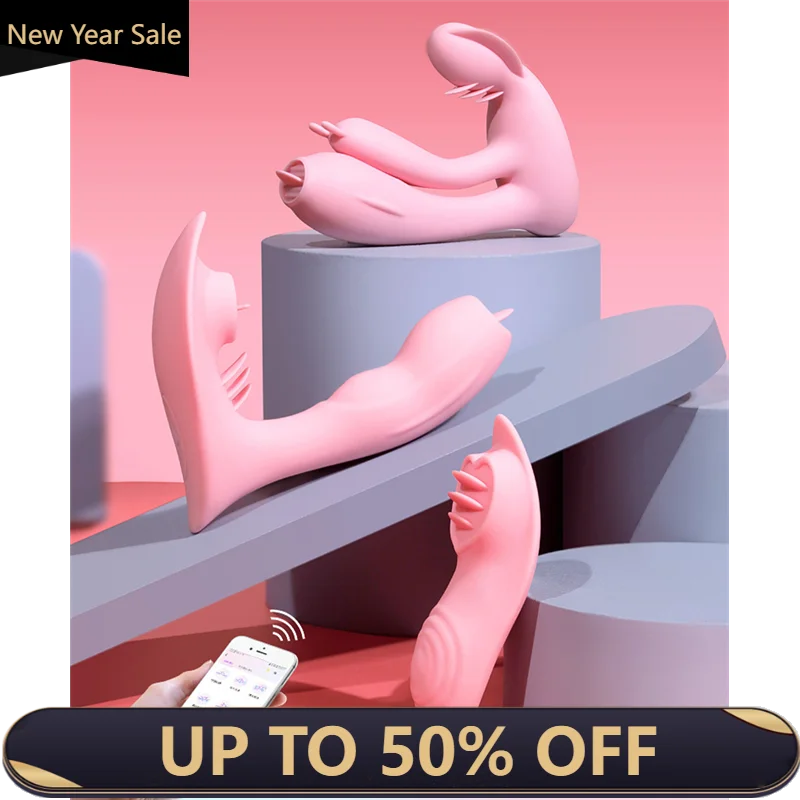 2026 سماعة لاسلكية تعمل بالبلوتوث دسار هزاز للنساء APP التحكم عن بعد ارتداء تهتز سراويل الكبار الإناث البظر الاستمناء الجنس T
