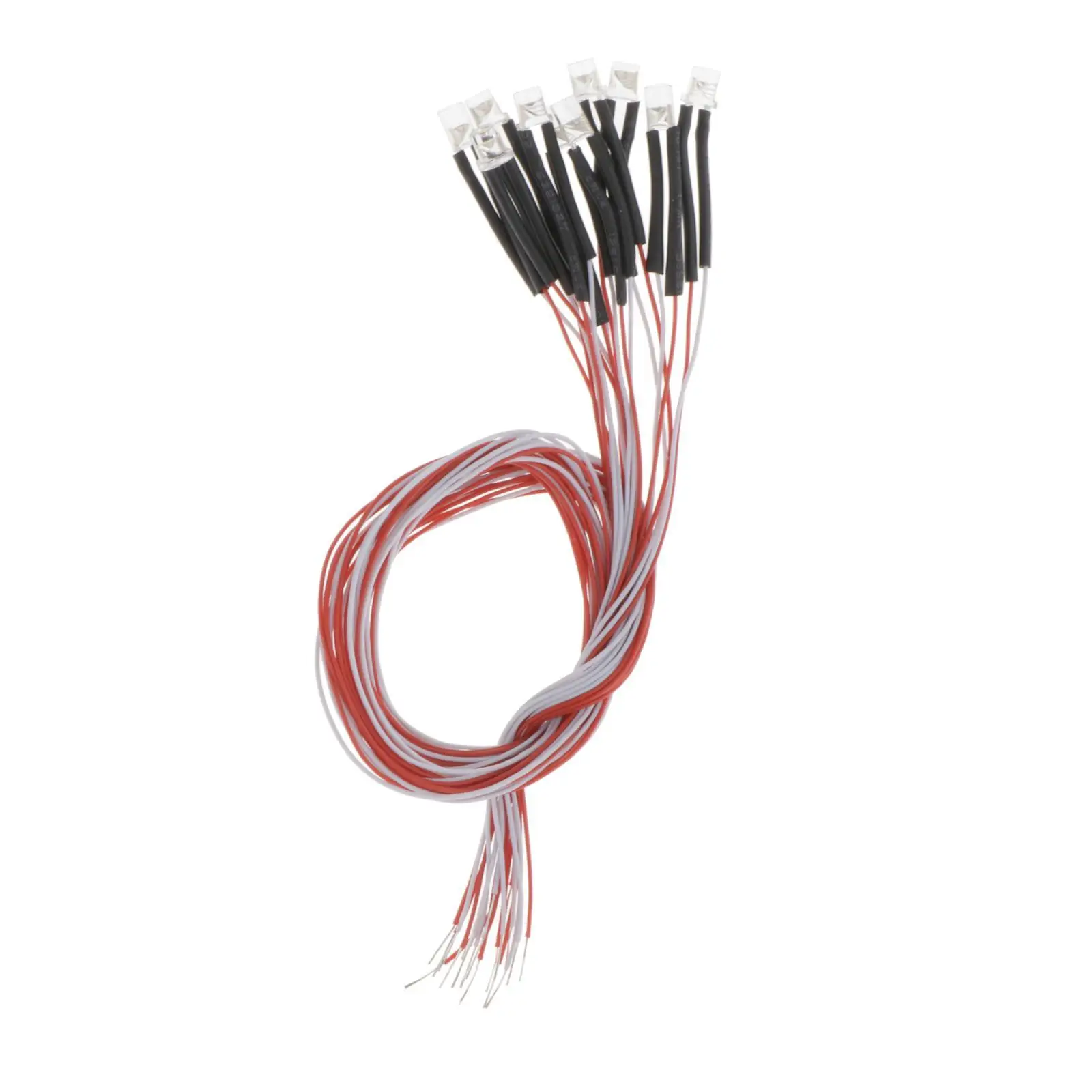 Micro Landschap Verlichting Warm Wit Rood Blauw Groen Geel Bedraad LED Model Lampen voor Miniatuur Trein Landschap DIY