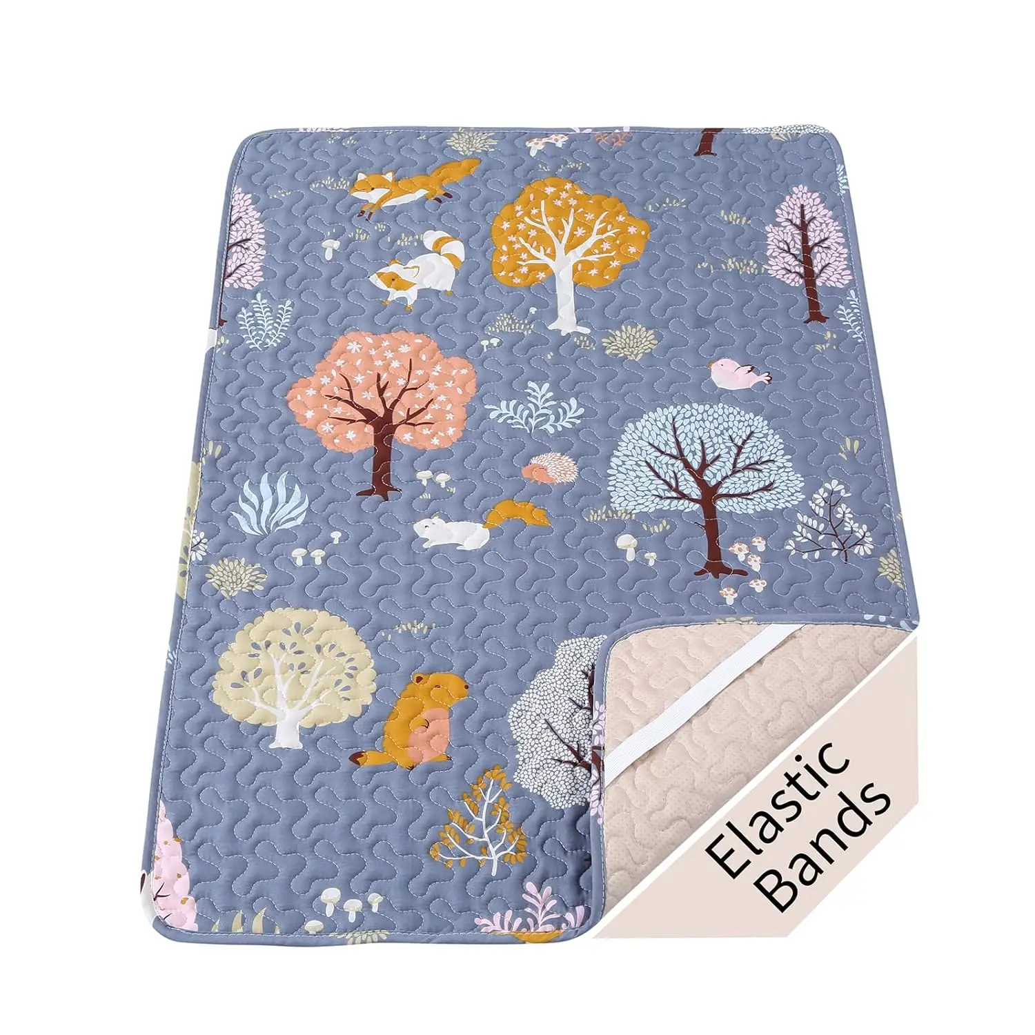 

Padded Pa N Play Sheets Breathable Thi Pa And Play Mattr Protector, Quilted 38X26” Playard Sheet Fitted For , Portable Mini