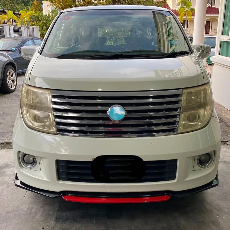 

Для 2002-2022 Nissan Elgrand E50 E51 E52 ABS АВТОМОБИЛЬНЫЙ передний бампер Диффузор Губы Аксессуары для предотвращения столкновений Комплект кузова
