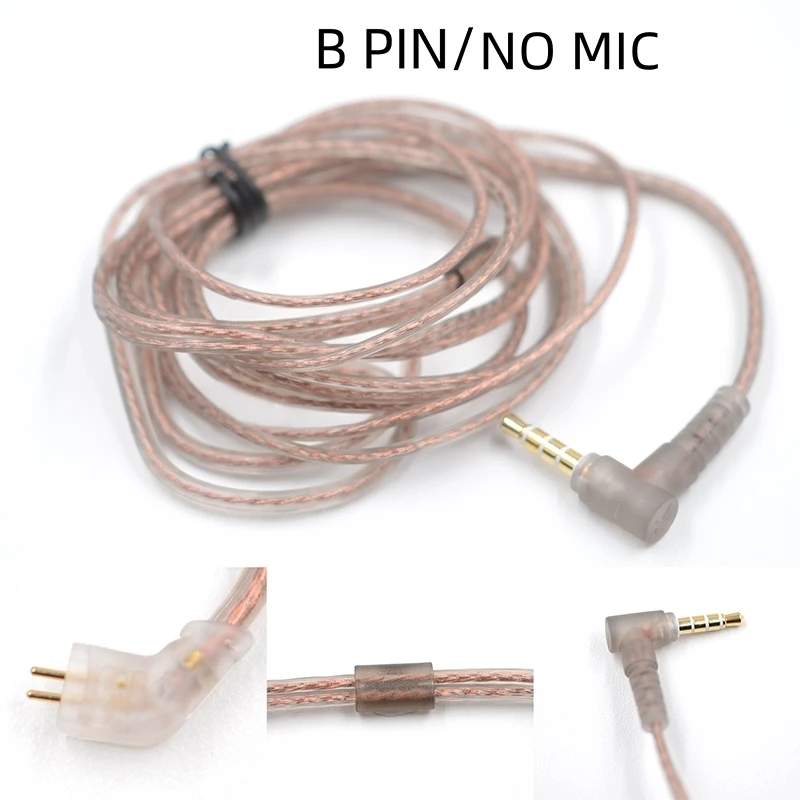KZ Original Cable High-Purity Oxygen-Free Copper Double Parallel Upgrade Line Is Suitable for ZST EDC EDX ZSN Pro Castor CRA image 6