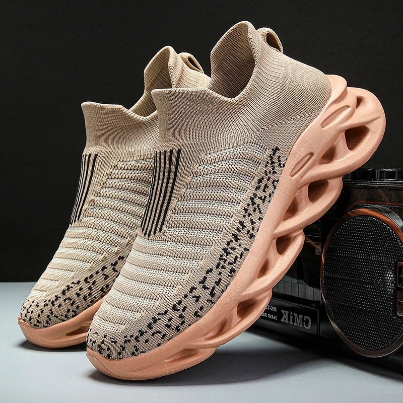 

Men Casual Sports Shoes Breathable Mesh Running Shoes for Men Slip on Lightweight Sneakers Athletic Jogging Tenis Walking Shoes