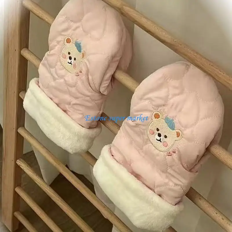 090B Quick Attachment Baby Strollers Gloves Wind Resistant Design For Cold Weather Soft And Comfortable Universal