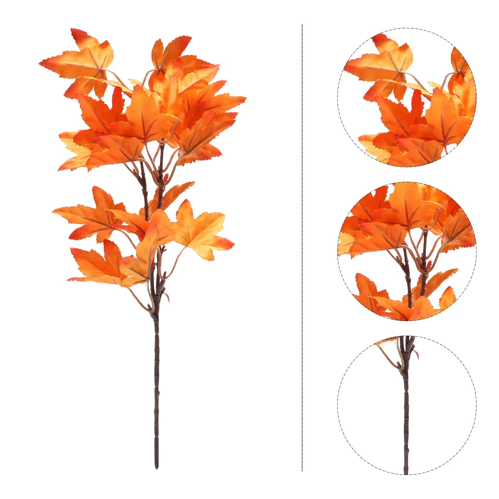 

Rustic Maple Leaf Decorative Branch Fall Home Living Room Autumn Leaves Plastic Wedding