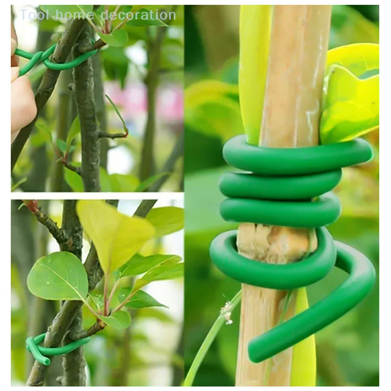 Cravatta riutilizzabile per piante da giardino, cinghia per rami da giardino, filo pieghevole, resistente, morbido, decorazione da giardinaggio
